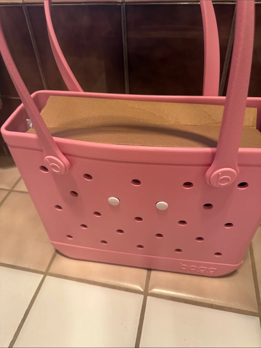 Baby Bogg Bag in Blowing Pink Bubbles